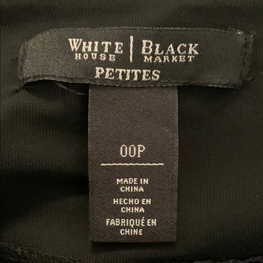 White House Black Market Black Knee-Length Pencil Skirt - Picture 4 of 8